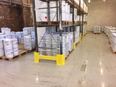 Development of a warehouse shelving system in a Teknos warehouse 11